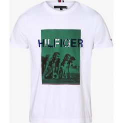 Tommy Hilfiger - T-shirt męski, biały. Białe t-shirty męskie TOMMY HILFIGER, s, z nadrukiem, bez kołnierzyka. Za 229,95 zł.