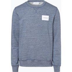 Calvin Klein - Męska bluza nierozpinana, niebieski. Niebieskie bluzy męskie Calvin Klein, xxl, z aplikacjami, z bawełny, bez kołnierzyka, bez rękawów, bez kaptura. Za 449,95 zł.
