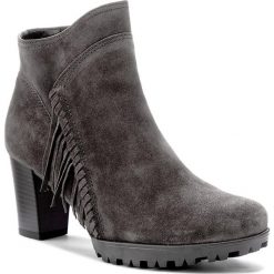 Botki GABOR - 52.864.39 Dark Grey (Micro). Szare botki damskie skórzane marki Gabor. W wyprzedaży za 229,00 zł.