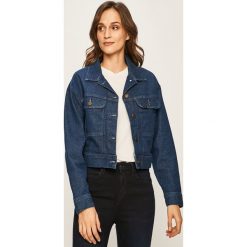 Lee - Kurtka jeansowa. Niebieskie kurtki damskie Lee, s, z elastanu, krótkie. W wyprzedaży za 279,90 zł.