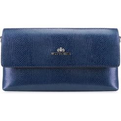Torebka damska 88-4E-428-7. Niebieskie torebki klasyczne damskie Wittchen, w paski, eleganckie, bez dodatków. Za 279,90 zł.