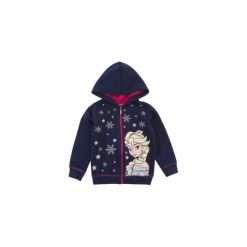 Bluzy dziewczęce: bluza rozpinana dziewczęca ze ściągaczami, z kapturem, rozpinana Kraina Lodu – Frozen Kraina Lodu – Frozen