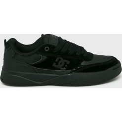 DC - Buty Penza. Czarne buty sportowe męskie DC, ze skóry, na sznurówki. Za 339,90 zł.