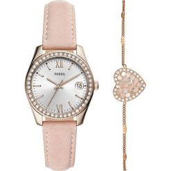 Fossil Dárková sada Scarlette Mini ES4607SET. Pomarańczowe zegarki damskie Fossil. W wyprzedaży za 627,00 zł.