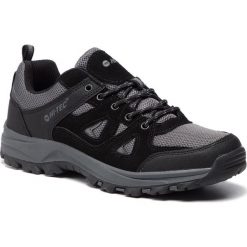 Trekkingi HI-TEC - Wigano AVS-SS19-HT-01-Q1 Black/Dark Grey. Szare trapery męskie Hi-tec, ze skóry, bez zapięcia, trekkingowe. W wyprzedaży za 219,99 zł.