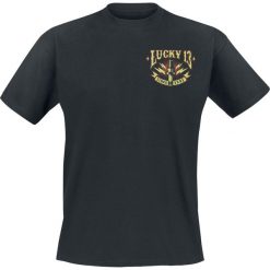 T-shirty męskie z nadrukiem: Lucky 13 Amped T-Shirt czarny