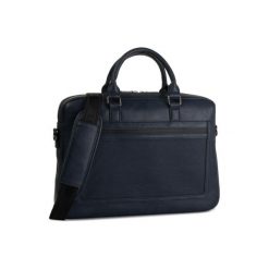 TORBA Lanetti RM0933. Niebieskie torby męskie skórzane Lanetti, bez wzorów, ze skóry ekologicznej. Za 159,99 zł.