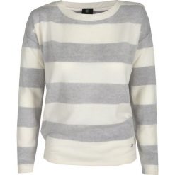 Swetry klasyczne damskie: Sweter BOGNER LEAH Biały|Print|Szary