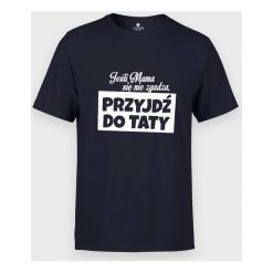 Koszulka męska Do taty. Koszulki męskie MegaKoszulki, m, bez wzorów, z bawełny, z podwójnym kołnierzykiem, bez rękawów. Za 69,90 zł.