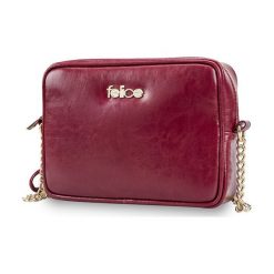Shopper bag damskie: SKÓRZANA TOREBKA LISTONOSZKA FELICE GOLD FLORENCE LYDIA