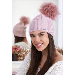 Czapka MORIKA PINK. Różowe czapki damskie na zimę. W wyprzedaży za 19,00 zł.