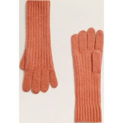 Mango - Rękawiczki Fun. Czerwone rękawiczki damskie Mango, z dzianiny. Za 49,90 zł.