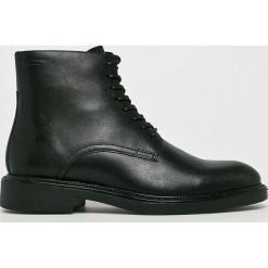 Vagabond - Buty Alex M. Czarne buty wizytowe męskie marki Vagabond, z materiału, z okrągłym noskiem. Za 649,90 zł.