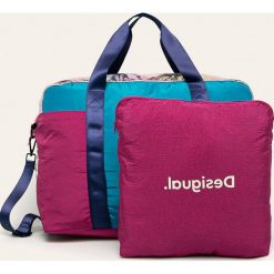 Desigual Sport - Torba. Torebki damskie sportowe Desigual Sport, w paski, z poliesteru, sportowe, na ramię, bez dodatków. Za 249,90 zł.
