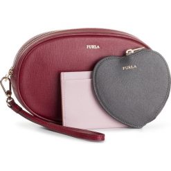 Kosmetyczka FURLA - Electra 1033996 E EV67 SFB Ciliegia/Asfalto. Czerwone kosmetyczki męskie Furla, bez wzorów, ze skóry. W wyprzedaży za 379,00 zł.