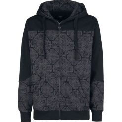 Bluzy męskie: Black Premium by EMP Mask Of Sanity Bluza z kapturem rozpinana czarny/szary
