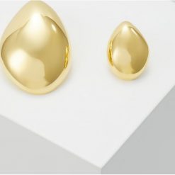 Eshvi Kolczyki goldcoloured. Żółte kolczyki damskie Eshvi. Za 459,00 zł.