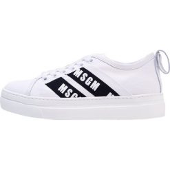 Trampki i tenisówki damskie: MSGM ANKLE KNOT LACEUP CUPSOLE Tenisówki i Trampki white