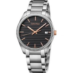 PROMOCJA ZEGAREK CALVIN KLEIN Alliance K5R31B41. Czarne zegarki męskie marki Calvin Klein, ze stali. W wyprzedaży za 879,00 zł.