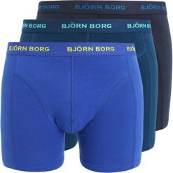 Björn Borg SEASONAL SOLIDS 3 PACK Panty total eclipse. Niebieskie bokserki męskie Björn Borg, z bawełny. W wyprzedaży za 135,20 zł.