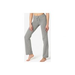 Legginsy Regular Gym & Pilates Confort+500 damskie. Niebieskie legginsy damskie DOMYOS, xl, bez wzorów, z elastanu. Za 39,99 zł.