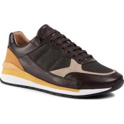 Sneakersy BOSS - Element 50410996 10214585 01 Open Brown 247. Pomarańczowe sneakersy męskie Boss, bez zapięcia. Za 999,00 zł.