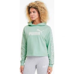 Puma Amplified Bluza Zielony. Zielone bluzy damskie Puma, m, z nadrukiem, z bawełny, bez rękawów, bez kaptura. Za 257,95 zł.