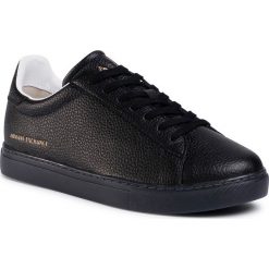 Sneakersy ARMANI EXCHANGE - XUX001 XV248 K001 Black/Black. Czarne sneakersy męskie Armani Exchange, na co dzień, bez wzorów, ze skóry, bez zapięcia. Za 679,00 zł.