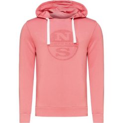 Bluza NORTH SAILS. Czerwone bluzy męskie North Sails, bez wzorów, z bawełny, eleganckie, z kapturem, bez rękawów, z kapturem. W wyprzedaży za 387,00 zł.