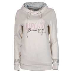 Rip Curl Bluza Damska Beach Lover L Kremowy. Białe bluzy damskie Rip Curl, l, z nadrukiem, bez rękawów, z kapturem. W wyprzedaży za 188,00 zł.