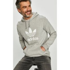 Adidas Originals - Bluza. Szare bluzy męskie marki adidas Originals, s, z nadrukiem, z elastanu, z kapturem. Za 279,90 zł.