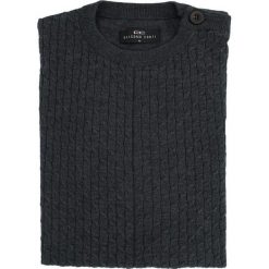 Sweter PIETRO W 15-50SR. Szare swetry klasyczne męskie marki Giacomo Conti, m, z wełny, eleganckie. Za 229,00 zł.