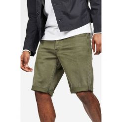 G-Star Raw - Szorty. Zielone spodenki i szorty męskie G-Star RAW, bez wzorów, z elastanu, retro. Za 369,90 zł.