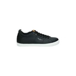 Buty Pepe jeans PMS30501. Czarne trampki męskie Pepe Jeans, bez wzorów, z jeansu, bez zapięcia. Za 314,13 zł.