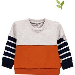 Bluza ze wzorem. Bluzy niemowlęce Mother Nature & Me, z aplikacjami, z bawełny, bez rękawów, bez kaptura. W wyprzedaży za 54,95 zł.