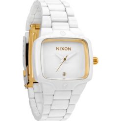 Zegarki damskie: Zegarek damski All White Gold Nixon Small Player A3002035