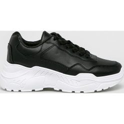 Answear - Buty Simins. Czarne buty sportowe damskie ANSWEAR, bez wzorów, z gumy, sportowe. W wyprzedaży za 79,90 zł.