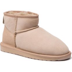 Buty EMU AUSTRALIA - Stinger Micro W10937 Putty. Brązowe kozaki damskie EMU Australia, ze skóry, klasyczne, bez obcasa, bez zapięcia. Za 559,00 zł.