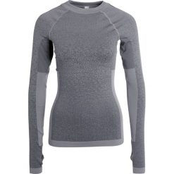 Adidas Performance Bluzka z długim rękawem black/core heather. Szare topy sportowe damskie adidas Performance, xl, z elastanu, sportowe, z długim rękawem. W wyprzedaży za 164,45 zł.