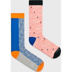 Scotch & Soda - Skarpety (2-pack). Szare skarpetki męskie marki Scotch & Soda, bez wzorów, z elastanu. Za 89,90 zł.