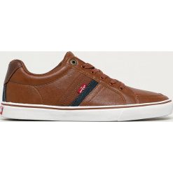 Levi's - Buty. Pomarańczowe sneakersy męskie Levi's®, z okrągłym noskiem, na sznurówki. Za 219,90 zł.