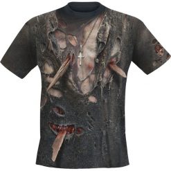 Spiral Zombie Wrap T-Shirt czarny. Czarne koszulki męskie Spiral, l, z nadrukiem, z bawełny, bez kołnierzyka. Za 79,90 zł.