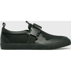 Trussardi Jeans - Buty. Czarne buty sportowe męskie Trussardi Jeans, z jeansu, bez zapięcia. W wyprzedaży za 399,90 zł.