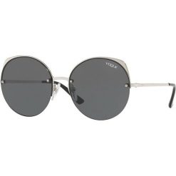 Vogue Eyewear - Okulary 0VO4081S. Szare okulary przeciwsłoneczne damskie marki VOGUE Eyewear, okrągłe. W wyprzedaży za 399,90 zł.