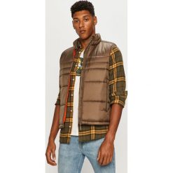 Jack Wolfskin - Bezrękawnik. Niebieskie płaszcze męskie Jack Wolfskin, s, bez wzorów, z poliesteru, bez kaptura. Za 449,90 zł.