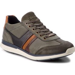 Sneakersy TOGOSHI - TG-02-01-000012 669. Zielone sneakersy męskie marki Togoshi, na co dzień, bez wzorów, ze skóry, bez zapięcia. W wyprzedaży za 219,00 zł.