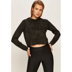Only Play - Bluza. Czarne bluzy damskie Only Play, s, bez wzorów, z elastanu, bez rękawów, z kapturem. Za 129,90 zł.
