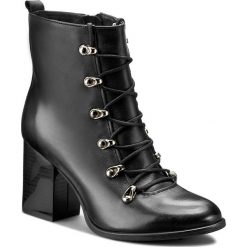 Botki ANN MEX - 7690 01S Czarny. Czarne botki damskie skórzane marki Ann Mex. W wyprzedaży za 269,00 zł.