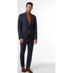 CG - Garnitur męski, niebieski. Niebieskie garnitury męskie CG, z aplikacjami, z wełny. Za 599,95 zł.