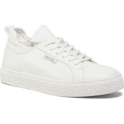 Sneakersy CALVIN KLEIN - Edwyn B4F1353 White. Białe sneakersy męskie Calvin Klein, na co dzień, bez wzorów, ze skóry ekologicznej, bez zapięcia. Za 1029,00 zł.